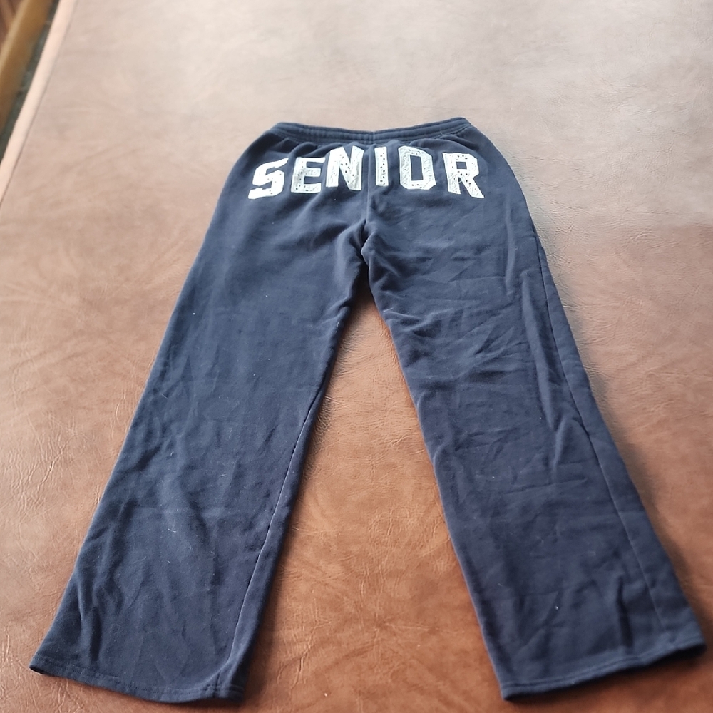 Navy Blue Senior Sweatpants Hollister